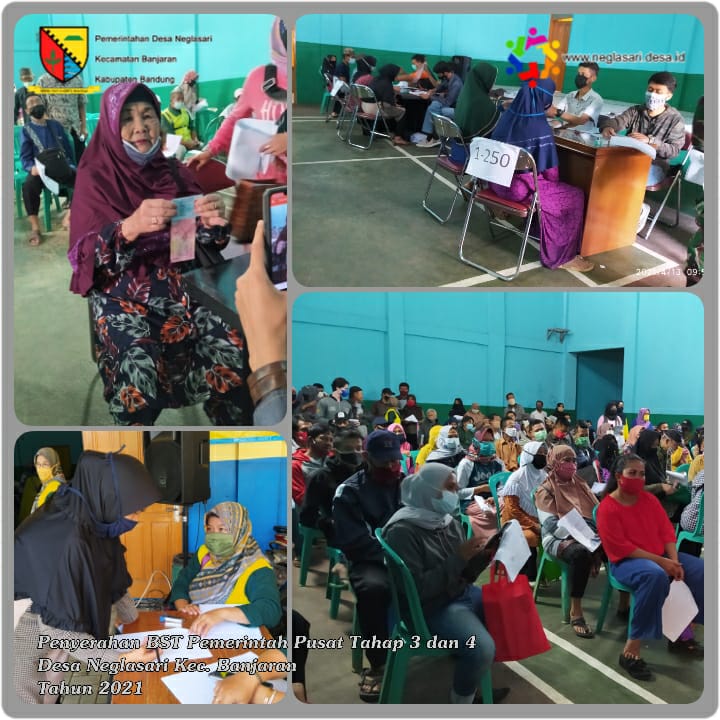 PENYERAHAN BANTUAN SOSIAL TUNAI PEMERINTAH PUSAT TAHAP 3 dan 4 TAHUN 2021